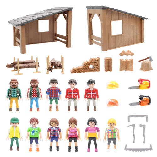 Playmobil forestale montagna